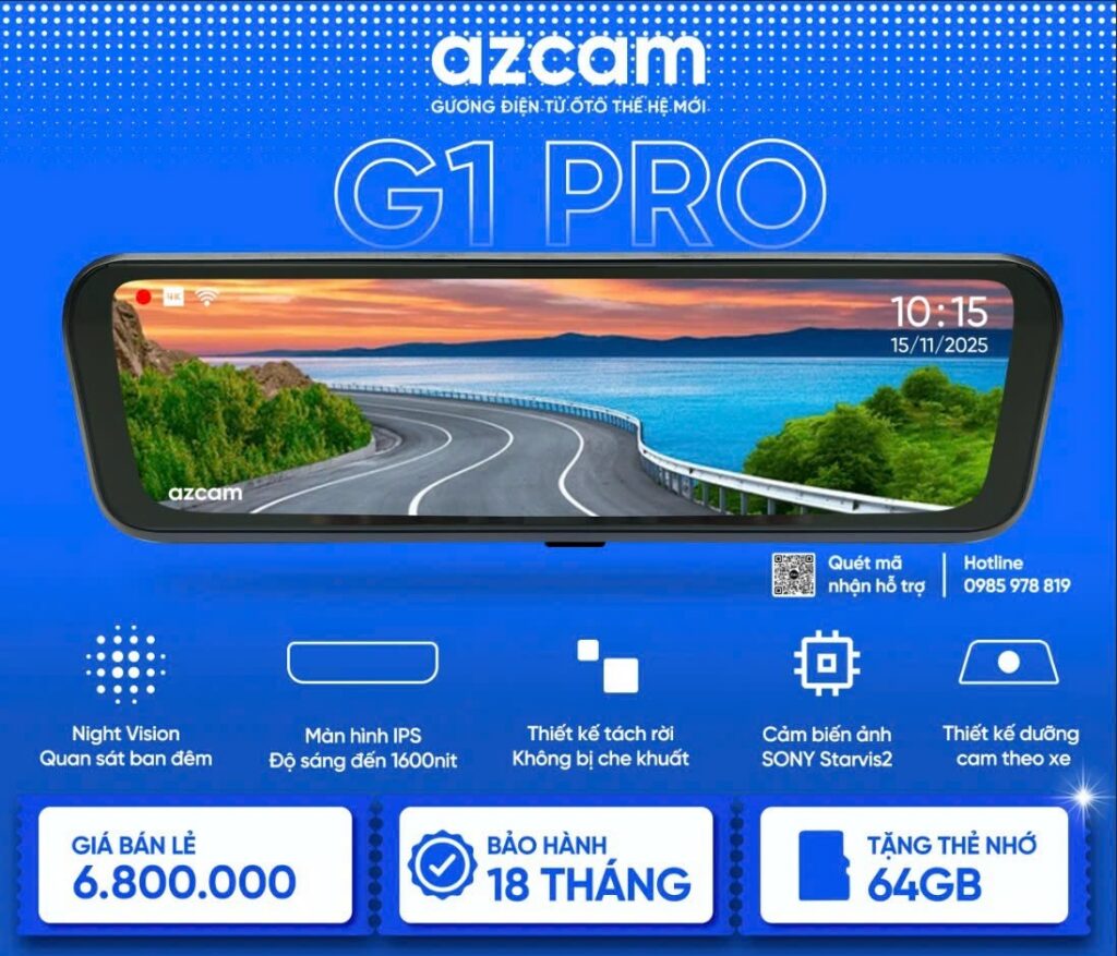 Gương điện tử Azcam G1 Pro