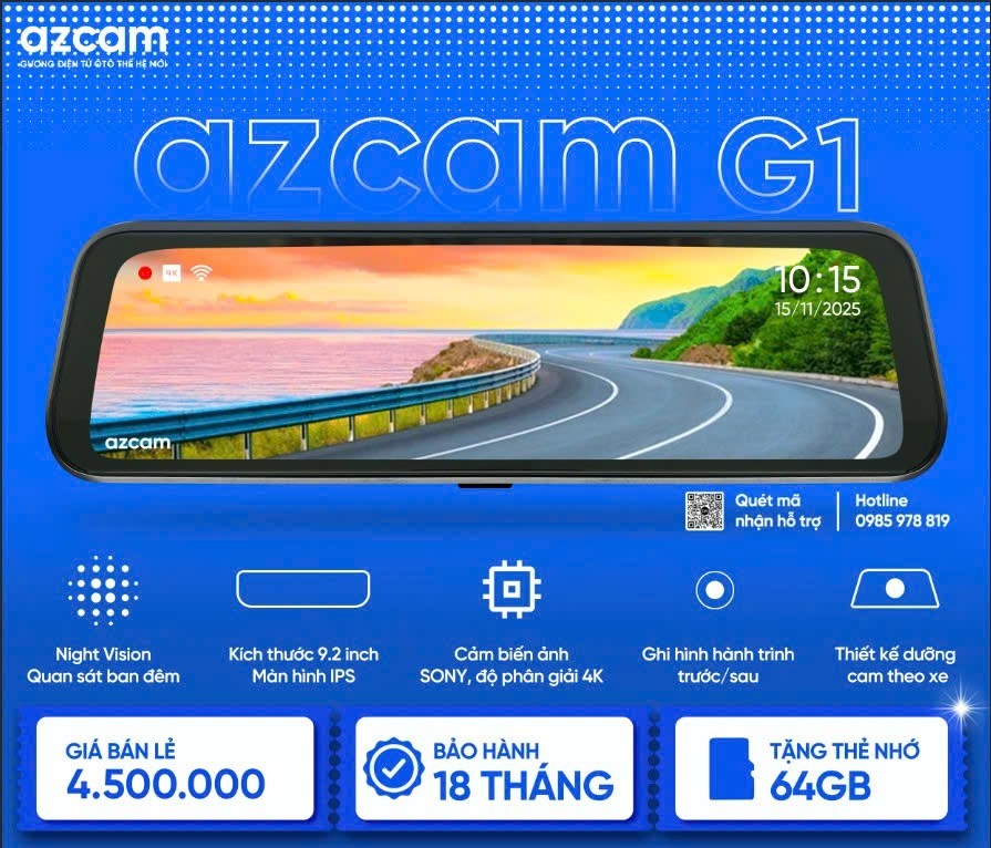 Gương điện tử Azcam G1